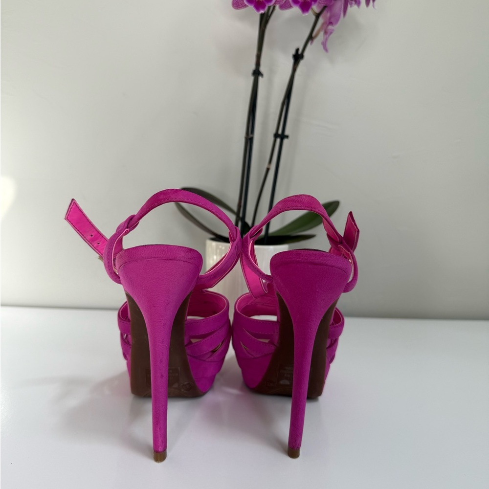 Jessica Simpson Pink Strappy Heels - Picture 5 of 7